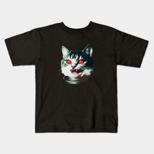 Cat devil Kids T-Shirt